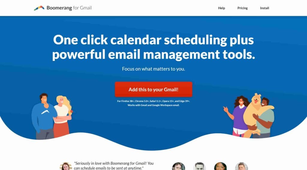 Boomerang is a adhd app for scheduling emails